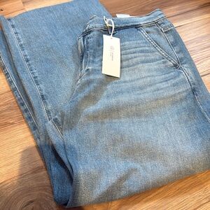 AG Jeans.  Size 28.  Stella ankle low slung palazzo.  NWT.